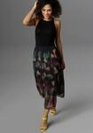 Sommerkleid ANISTON SELECTED, Damen, Gr. 34, N-Gr, schwarz (schwarz, beere, gr&uuml;n,