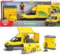 Spielzeug-Auto DICKIE TOYS "DHL Delivery Set", gelb, Spielzeugfahrzeuge, Kinder,
