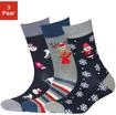 Socken H.I.S "Lustige Str&uuml;mpfe f&uuml;r Frauen, atmungsaktive Baumwolle Winter