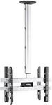 VCM TV-Deckenhalterung "TV Deckenhalterung CM4 h&ouml;henverstellbar 127-238 cm", silber,