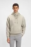 Kapuzensweatshirt BOSS ORANGE "WeSmallhood", Herren, Gr. M, beige (light...
