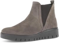 Chelseaboots GABOR "DAVOS", Damen, Gr. 35, beige (taupe), Elastischer Einsatz,