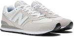 Sneaker NEW BALANCE "ML574 Core", M&auml;dchen, Gr. 38, beige (hellbeige, wei&szlig;), Leder,