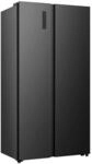 HISENSE Side-by-Side "RS3P558NE", Energieeffizienz: E, schwarz (schwarz inox),