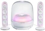 HARMAN / KARDON 2.1 Soundsystem "SoundSticks 5", transparent (wei&szlig;), B:23,4cm
