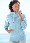 Kapuzensweatjacke ELBSAND "Kalea", Damen, Gr. S (36), aquamarine, Sweatware,