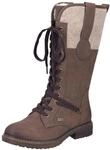 Schn&uuml;rstiefel RIEKER, Damen, Gr. 36 (3,5), Varioschaft, braun (dunkelbreaun,...