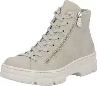 Winterboots RIEKER, Damen, Gr. 38, beige (creme), Lederimitat, unifarben, Schuhe