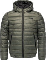 Steppjacke RAGWEAR "Steppjacke Vellos YOUMODO", Herren, Gr. M, gr&uuml;n (schwarz olive),