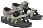Sandale TIMBERLAND "PERKINS ROW BACKSTRAP SANDAL", M&auml;dchen, Gr. 33, grau (light