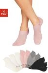 Sneakersocken BENCH. "Damen F&uuml;&szlig;linge, Rutschfest Silikon, Atmungsaktive