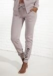 Sweatpants BENCH. LOUNGEWEAR, Damen, Gr. 36/38, N-Gr, rosa (rauchrosa), Interlock,
