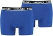 Boxershorts HEAD "HEAD BASIC BOXER 2P", Kinder, Gr. S, blau (blau, schwarz),