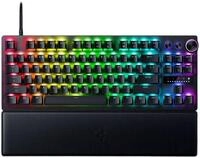 RAZER Gaming-Tastatur "Huntsman V3 Pro 8KHz Tenkeyless", bunt (schwarz), B:36,3cm
