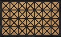 Fu&szlig;matte ASTRA "Border Graphic", beige (natur), B:45cm H:8mm L:75cm, Gummi,