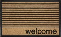 Fu&szlig;matte ASTRA "Border Graphic", beige (natur), B:45cm H:8mm L:75cm, Gummi,