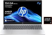 HP Notebook "OmniBook 3 NG AI", silber (glacier silber), 16 GB RAM 512 GB SSD,