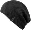 Beanie CHILLOUTS "Osaka Hat", Damen, grau (dunkelgrau), Strick, Baumwolle, unifarben,