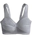 Entlastungs-BH GLAMORISE, Damen, Gr. 80, Cup C, grau (silbergrau), 50%...