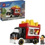 Konstruktionsspielsteine LEGO "Pommes-Truck (60488), LEGO City", rot (bunt),