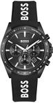 Chronograph BOSS "STRIKE CHRONO", schwarz, schwarz, Armbanduhren, Herren,