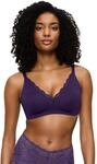 B&uuml;gel-BH TRIUMPH "Amourette N01", Damen, Gr. 70, Cup C, lila (royal lila),