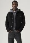Jeansjacke LEVI'S "VINTAGE FIT TRUCKER JKT", Herren, Gr. M, schwarz (berk night t),