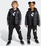 Winterjacke ADIDAS SPORTSWEAR "ESSENTIALS 3-STREIFEN GEF&Uuml;TTERTE", Kinder, Gr....