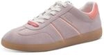 Plateausneaker TAMARIS, Damen, Gr. 37, rosa (lila, rose), Lederimitat,...