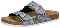 Pantolette LICO "Pantolette Bioline", Damen, Gr. 37, grau, Synthetik, Schuhe