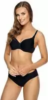 T-Shirt-BH VIANIA "Spacer B&uuml;gel BH Carola", Damen, Gr. 100, Cup E, schwarz, Stoff,