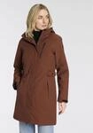 Parka KILLTEC, Damen, Gr. 36, braun (cappucino), Web, Obermaterial: 100%...