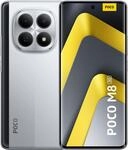 XIAOMI Smartphone "POCO M8 5G", Energieeffizienz: B, silber, 512 GB, Mobiltelefone,