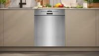 NEFF Unterbaugeschirrsp&uuml;ler "S125HCS03E", Energieeffizienz: C, silber (wei&szlig;,