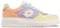 Sneaker LOTTO, M&auml;dchen, Gr. 36, bunt (gelb, flamingo), Synthetik, mehrfarbig,...