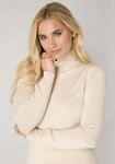Rollkragenpullover BASE LEVEL "Yuen", Damen, Gr. 36, beige (light beige),...