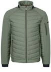 Blouson BUGATTI, Herren, Gr. 48, gr&uuml;n (moos), 100% Polyester, unifarben, regular
