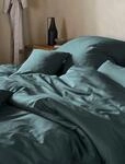 Bettw&auml;sche IRISETTE "Premium Satin Bettw&auml;sche Paris", gr&uuml;n, B/L: 135cm x 200cm, 1