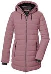 Steppmantel KILLTEC "KOW 55 WMN QLTD PRK", Damen, Gr. 36, ros&eacute;, Obermaterial: 100%