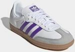 Sneaker ADIDAS ORIGINALS "SAMBA OG", Damen, Gr. 41, lila (cloud wei&szlig;, lila rush,