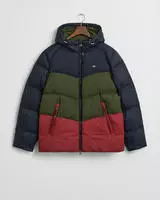 Steppjacke GANT "ACTIVE CLOUD BLOCKED", Herren, Gr. 4XL, blau (evening blau),...