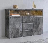 Sideboard OTTO HOME "India,Breite 132cm stilvolle Anrichte mit 2T&uuml;ren, 3