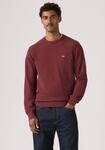 Rundhalspullover LEVI'S "LIGHTWEIGHT HM SWEATER", Herren, Gr. M, rot (oxblood rot