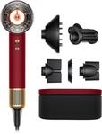 Haartrockner DYSON "Dyson Supersonic Nural&trade; Samtrot/Gold", rot (samtrot und gold),