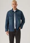 Jeanshemd LEVI'S "RELAXED FIT WESTERN", Herren, Gr. M, N-Gr, blau (too good),