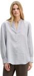 Langarmbluse MARC O'POLO, Damen, Gr. 34, grau (airy blau), Web, Obermaterial: 100%
