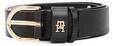 Lederg&uuml;rtel TOMMY HILFIGER "ESSENTIAL EFFORTLESS 2.5 cm breit GOLD", Damen,...