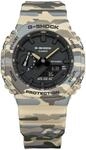 Chronograph CASIO G-SHOCK, gr&uuml;n (beige, grau, schwarz), Armbanduhren, Herren,