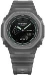 Chronograph CASIO G-SHOCK, grau (grau, gr&uuml;n), Armbanduhren, Herren, Chronograph,