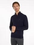 Troyer TOMMY HILFIGER "PIMA ORG CTN CASHMERE ZIP MOCK", Herren, Gr. XXXL (58),...